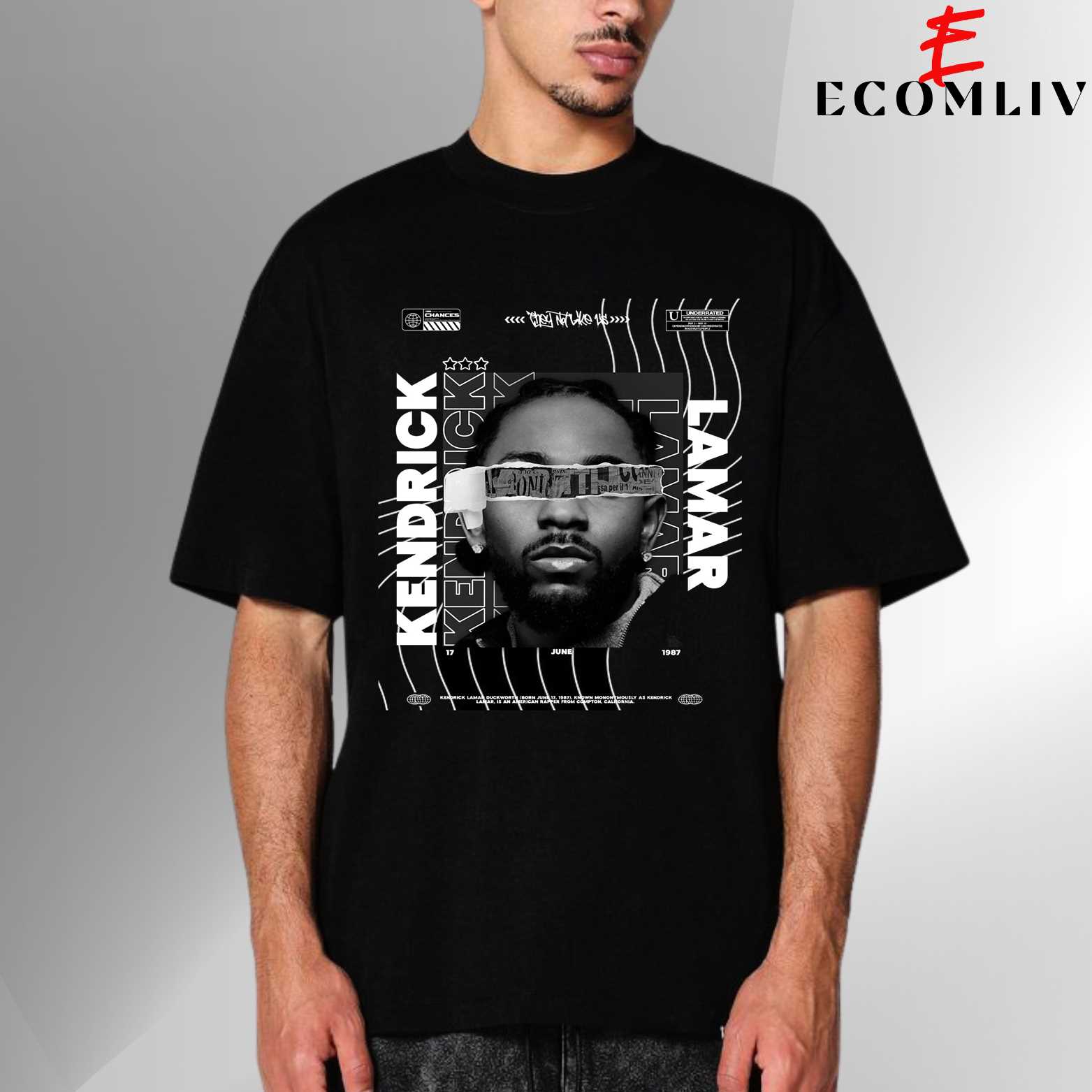 Kendrick Unisex Tour Merch, Hip Hop Mood Tee